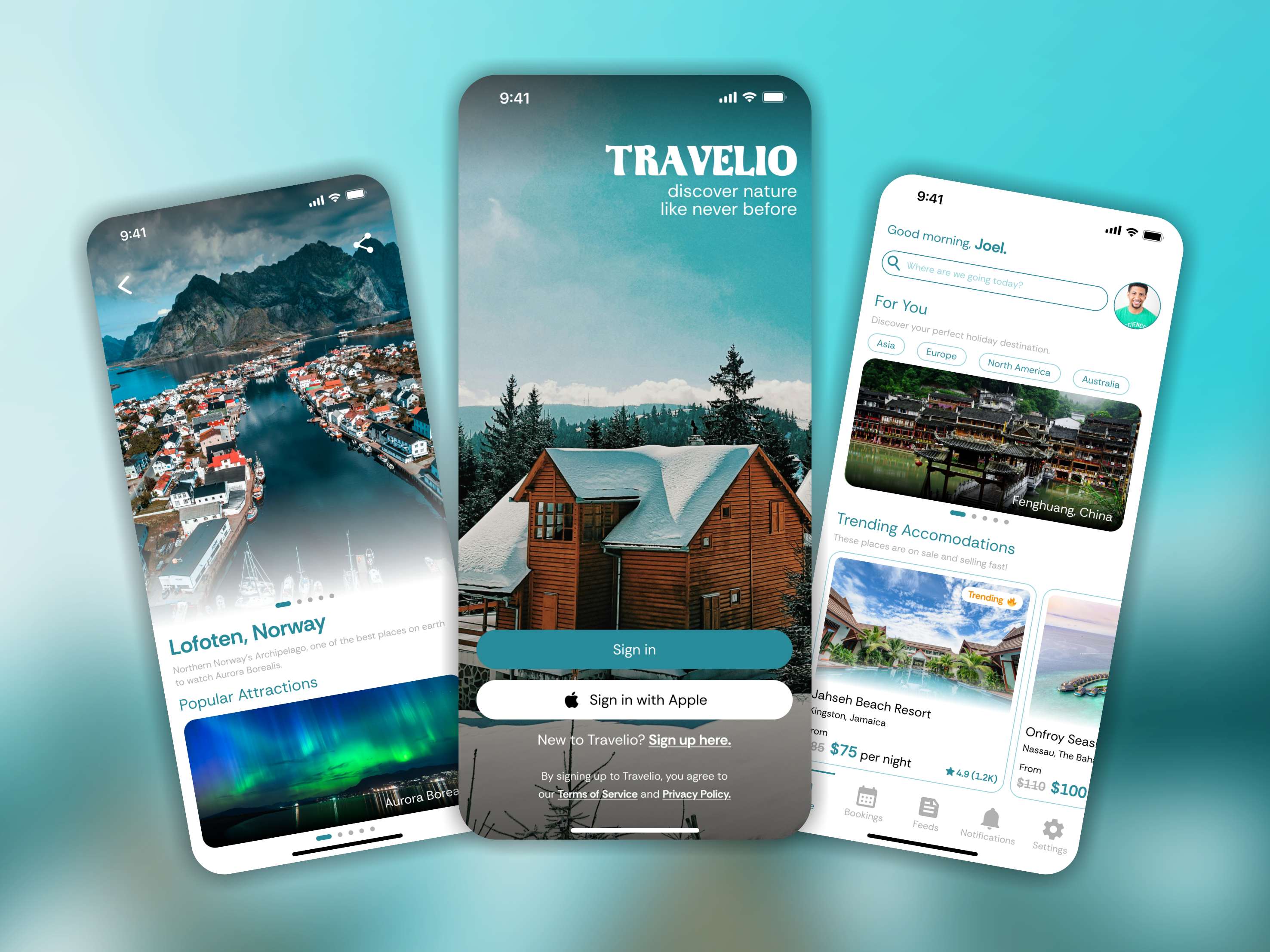 travelio app preview